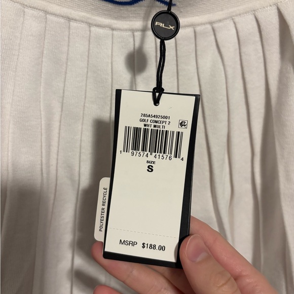 RL Ralph Lauren Women's Golf Concept 2
Pleated Skort Size S White Multi $188 - Picture 12 of 13